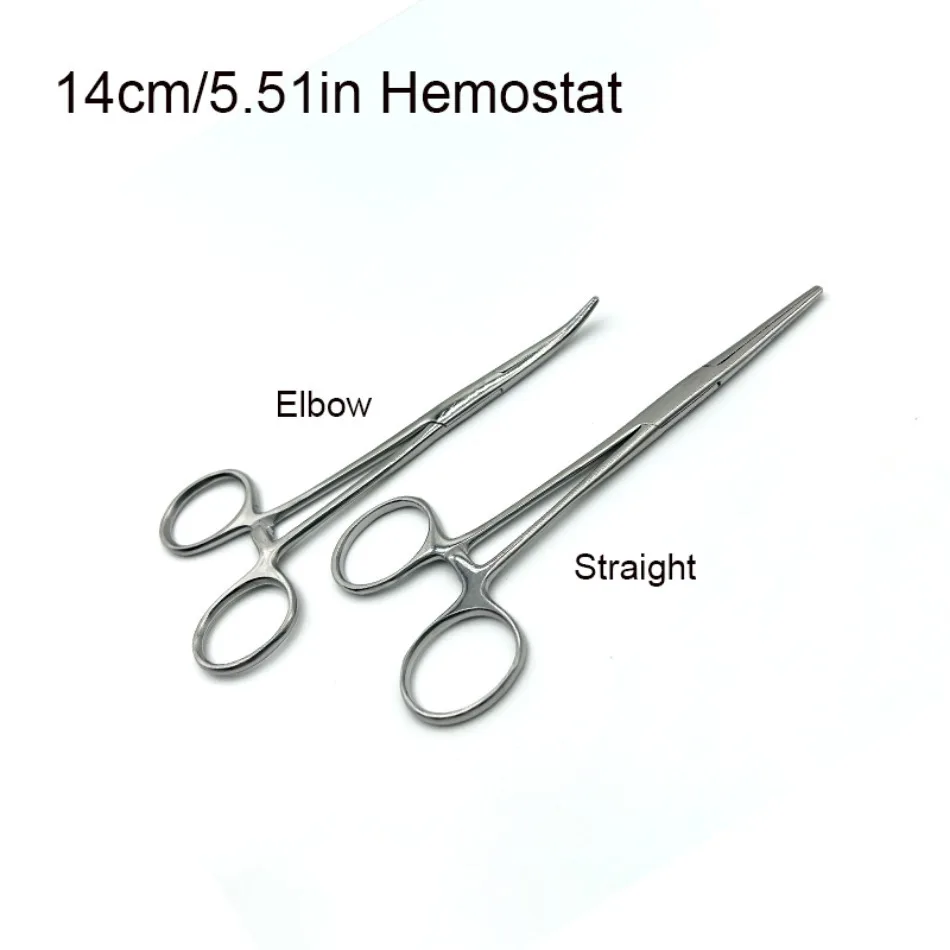 

High Quality 14cm/16cm Hemostat Mosquito Locking Clamp Forceps Straight Curved Surgical Dental Implants