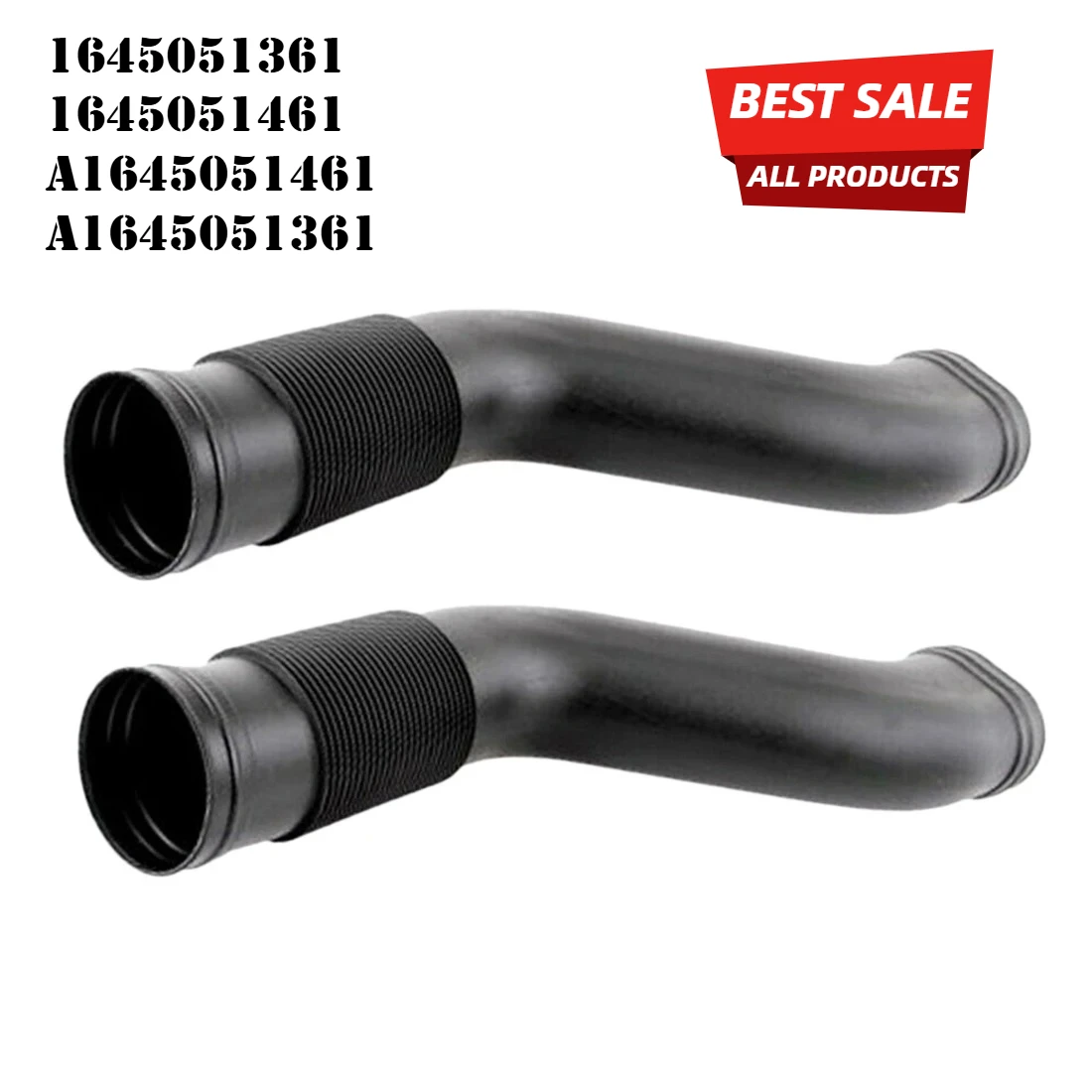

Car Air Intake Duct Hose Left & Right for Mercedes-Benz W164 ML350 GL450 1645051361 1645051461 A1645051461 A1645051361