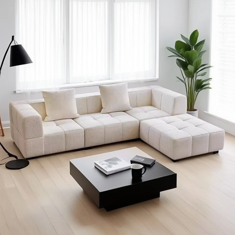 Modern square sponge foam environmentally friendly and comfortable vacuum compression sofa set