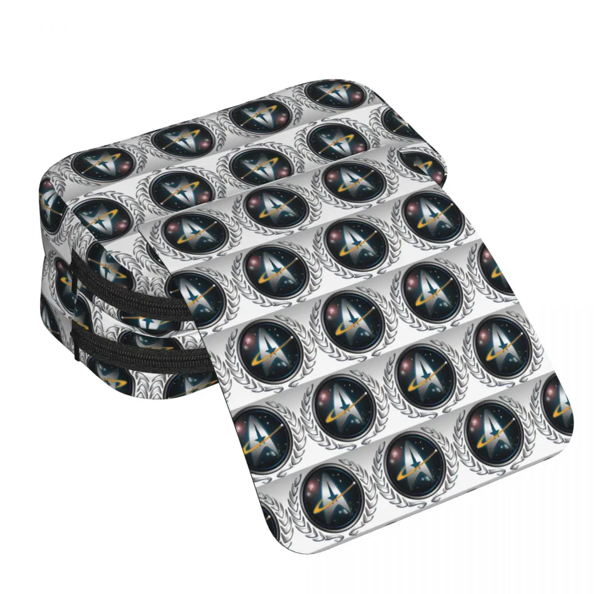 Star Treks Science Fiction TV Series Pencil Case for Studen Gifts Pen Box Pencil Bag Stationery Supplies Pen Holder Bag