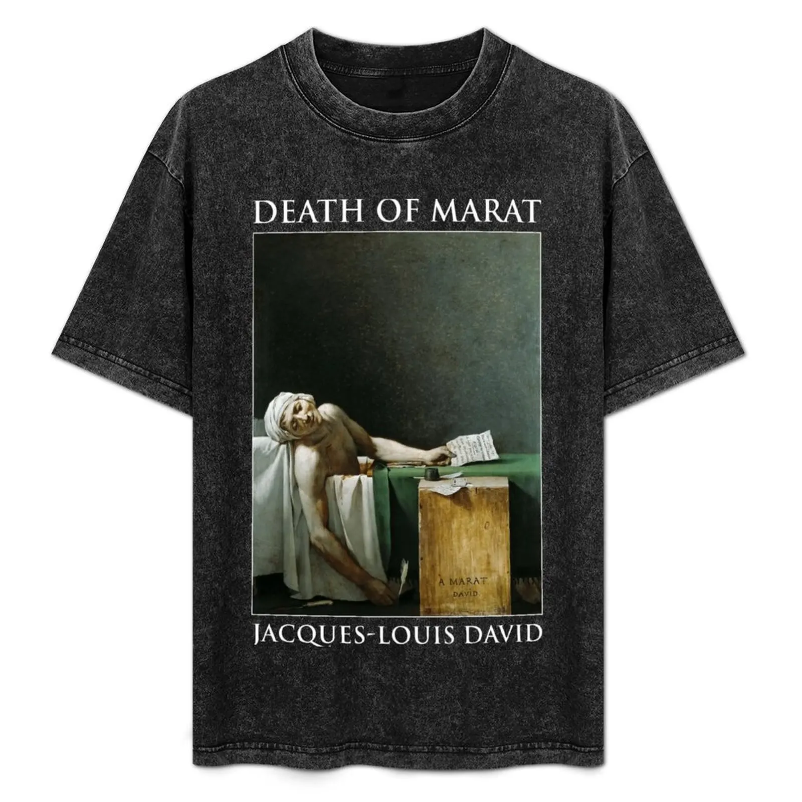 The Death of Marat (Jacques-Louis David) T-Shirt tees baggy shirts cute tops vintage clothes workout shirts for men