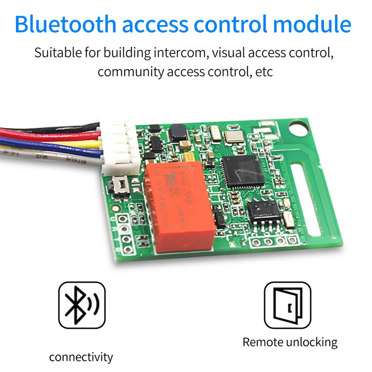 TTLOCK App Módulo de fechadura eletrônica remota Módulo de fechadura de placa Sistema de controle de acesso de porta de saída de relé