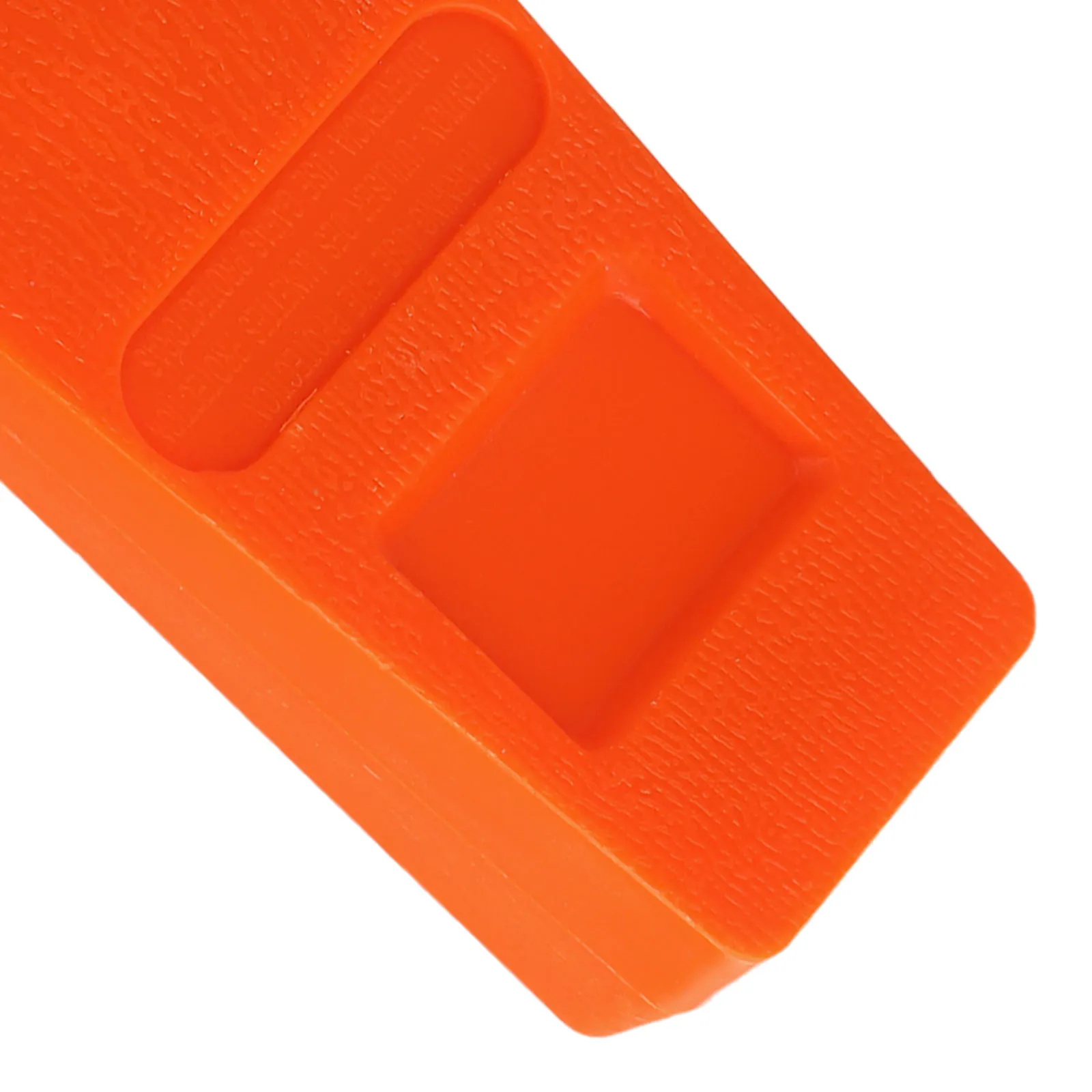 1PC ABS Tree Felling Wedges Portable Wedge Orange Plastic Felling Wedge Heavy-duty And Dependable Professional Logging Tools