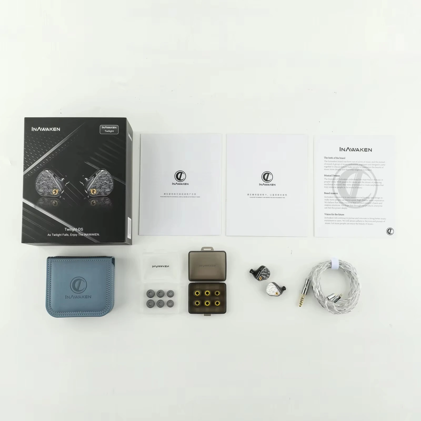INAWAKEN-Twilight DS 4DD+8BA イヤホン Hifi IEM チタン合金 +