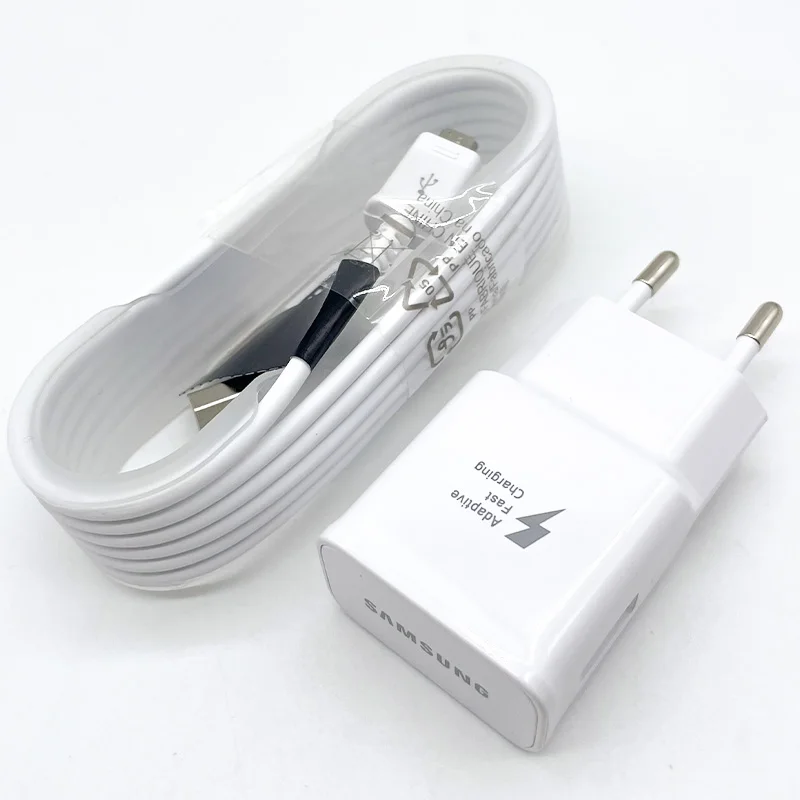 SAMSUNG S6 S7 Edge 15W Schnellladegerät Reise-Wandadapter 9V1.67A 150CM USB-Mikrokabel Für Galaxy A6 A5 A10 M10 A01 A03 – Detail 2