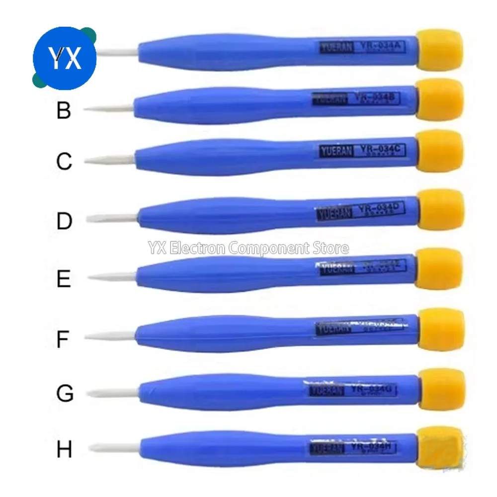 2 Sets Phillips One-Letter Non-Sense Adjustment Pen Ceramic Screwdriver Non-Sense Adjustment Precision Screwdriver Eight per Set