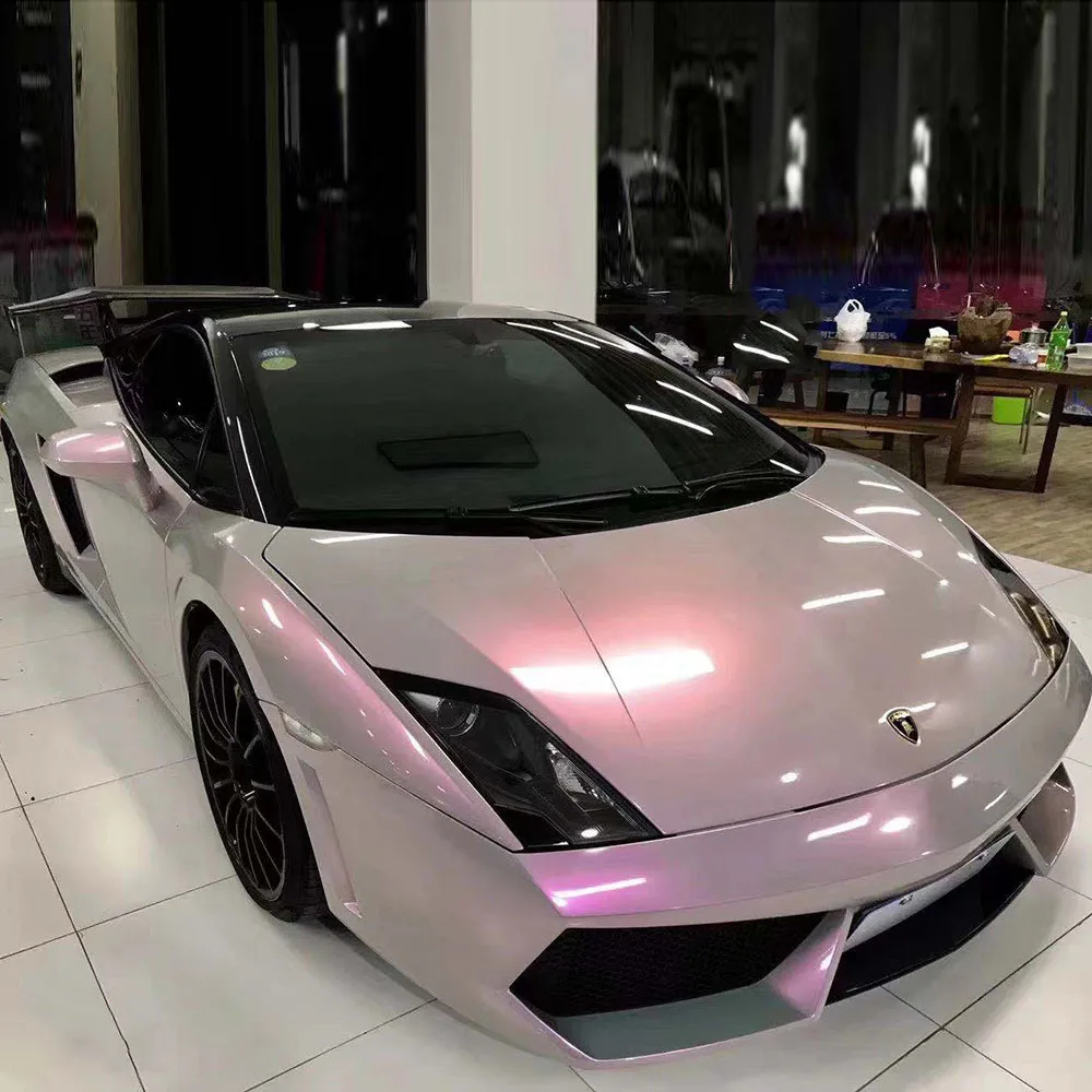 

Wrapmaster 5M/10M/18M Car Wrap Installation PET Twin Color Grey Paint Protection Vinyl Wrap Companies