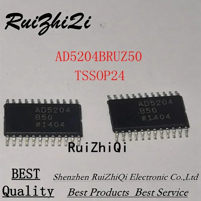 

5PCS/LOT NEW AD5204BRUZ50 AD5204B50 AD5204 TSSOP24 IC
