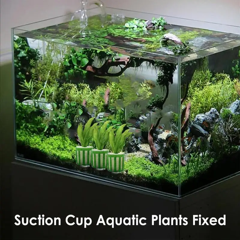 Plants Fixed Ring Set For Aquatic 10pcs Fish Tank Water Plants Fixing Ring Aquarium Plant Basket Landscape Decoration