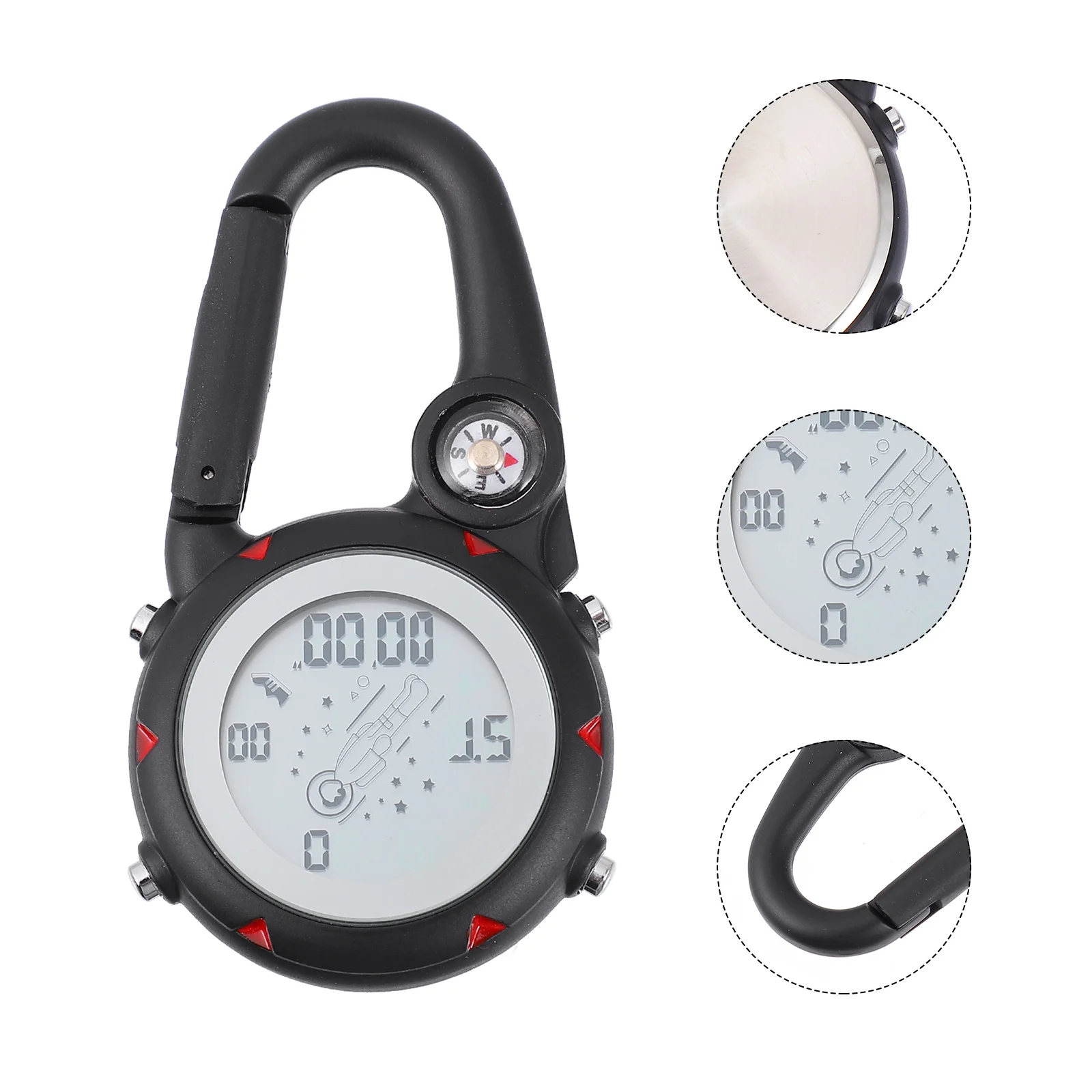 Metal Hook Table Hiking Watch Decorate Fob Watches Black Nurse Belt
