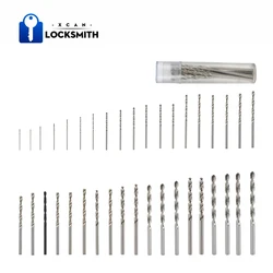 10pcs 0.3-4.0mm HSS Twist Drill Bit Set For Dremel Rotary Tool Straight Shank Mini Drill Bit Set Hand Tools