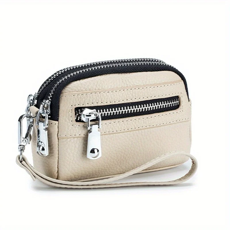 

Mini Vintage Coin Purse, Casual PU Leather Card Holder, Women's Classic Wristlet & Wallet (5.51"x3.54"x1.77")