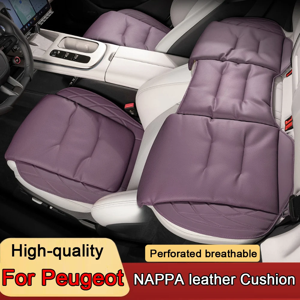 

New Car Seat Cushion Leather Breathable Seat Protector Seat Cover ﻿For Peugeot 107 207 307 407 408 508 308 3008 4008 Car styling