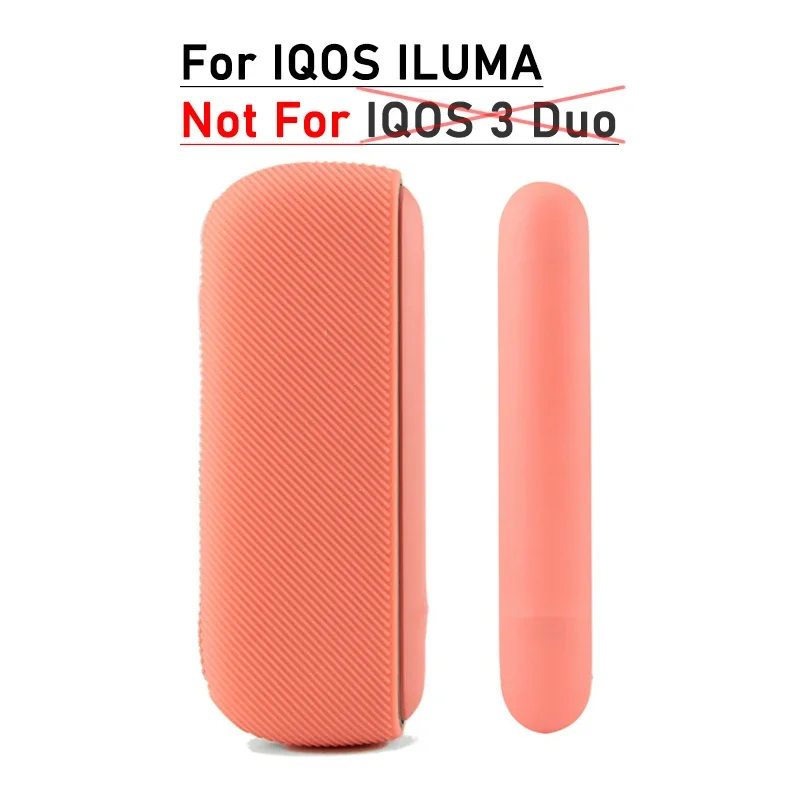 New Design 8 Colors Silicone Case Side Cover For IQOS ILUMA Full Protective Covere For IQOS 4 ILUMA Outer Accessories