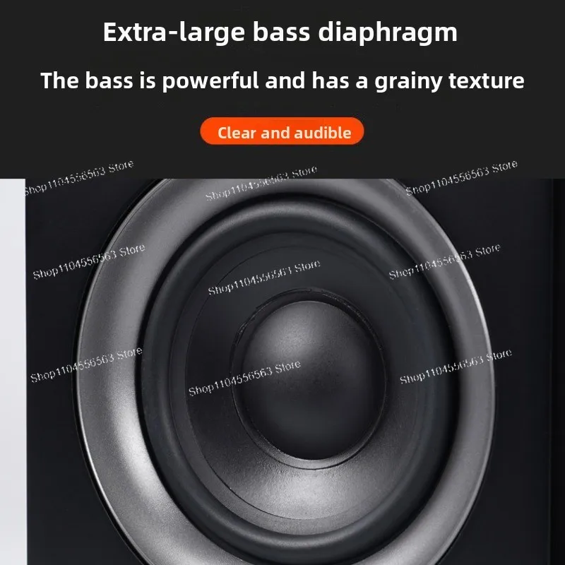 HIFI passive bookshelf 4 inch speaker DL40/50 desktop two-way speaker rear guide