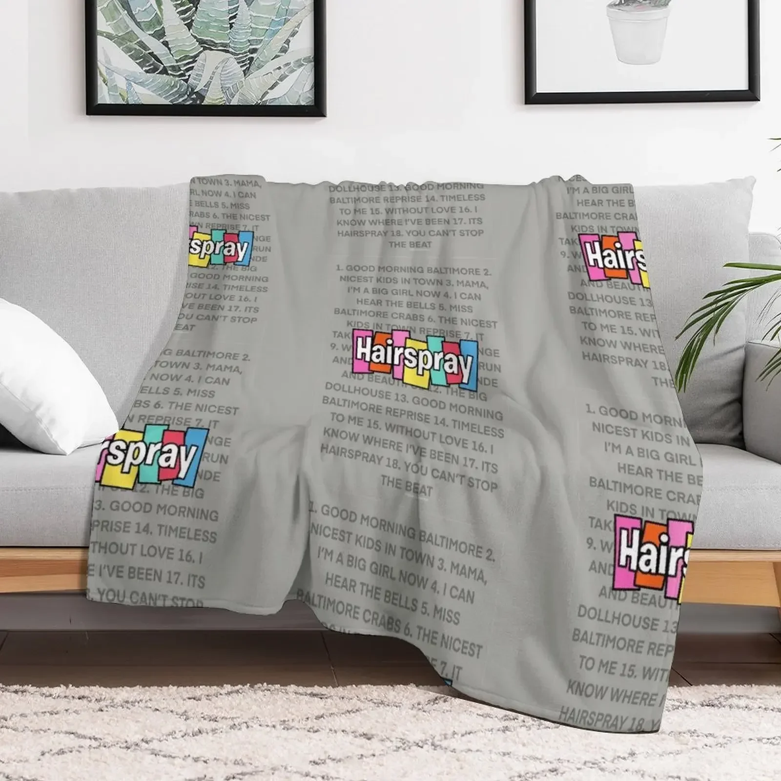 

Hairspray Throw Blanket Fashion Sofas Weighted Blankets Summer Beddings Cute Blankets