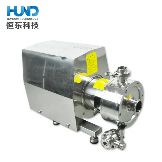 Food grade inline high shear emulsifier mixer for cosmetic,shower gel,body wash,bath cream