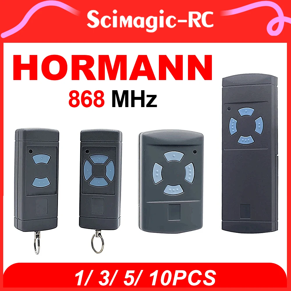 

1/3/5/10pcs HORMANN HSM2,HSM4,HSE2,HSE4,HS4 868 Garage Door Remote Control HORMANN 868MHz Transmitter Command Barrier Switch