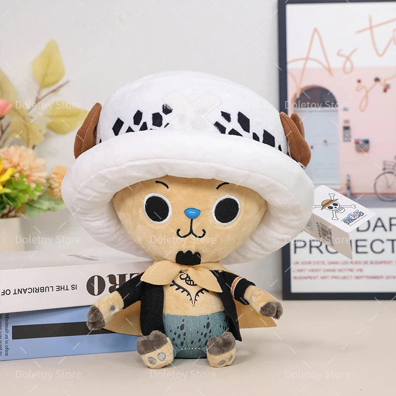 

Новая плюшевая кукла Чоппер из аниме One Piece, милая мягкая игрушка с милым лицом, аниме-аксессуар, подарок на день рождения или Рождество