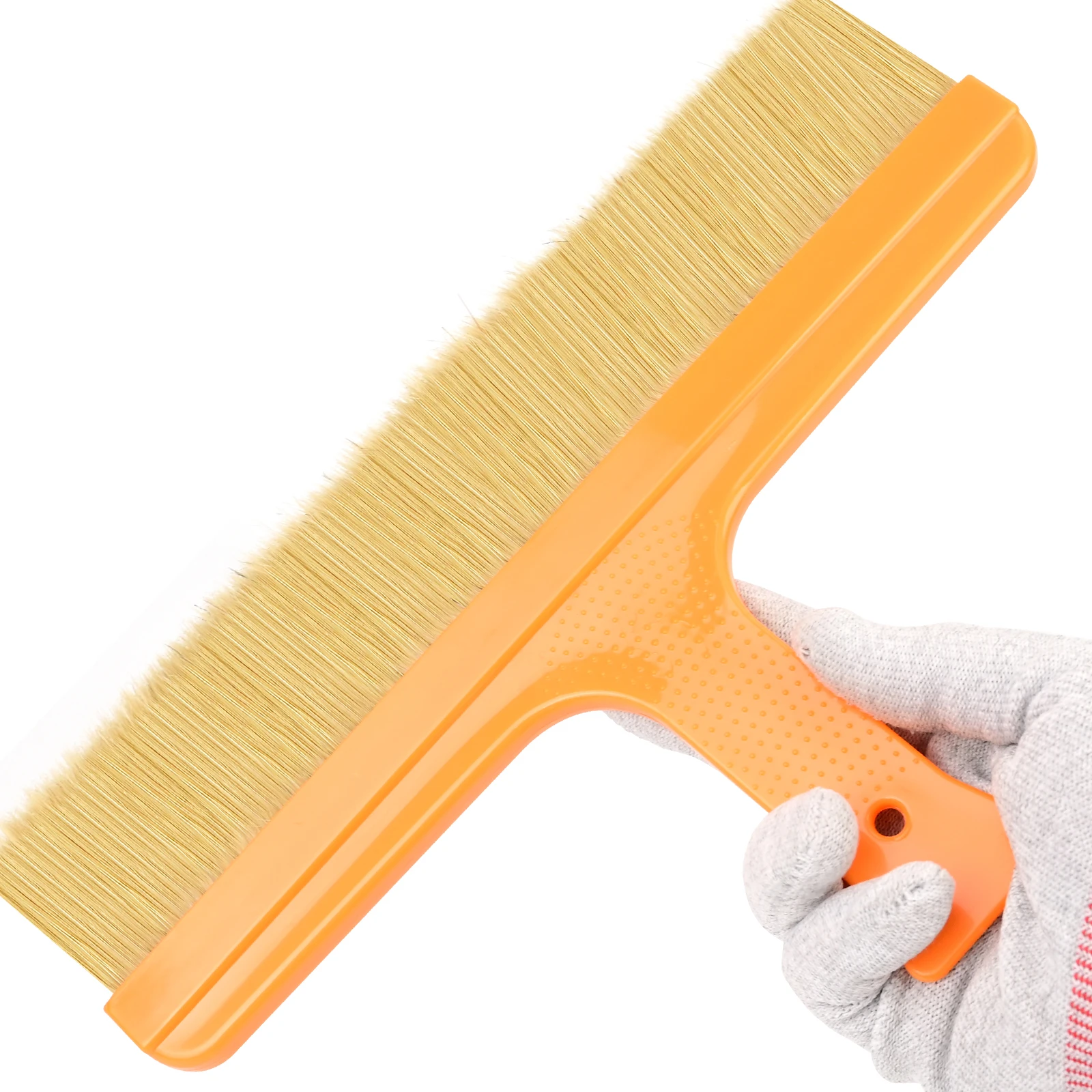 

EHDIS Anti-Slip Plastic/Rubber Handle Bristle Brush Tinting Vinyl Wrap Film Install Household Wallpaper Pighair Smoothing Tool