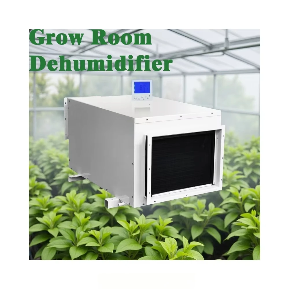 Greenhouse Ceiling Dehumidifier | Industrial Fresh Air Duct Dehumidifier | Ideal for Grow Rooms, Basements & Indoor Farms