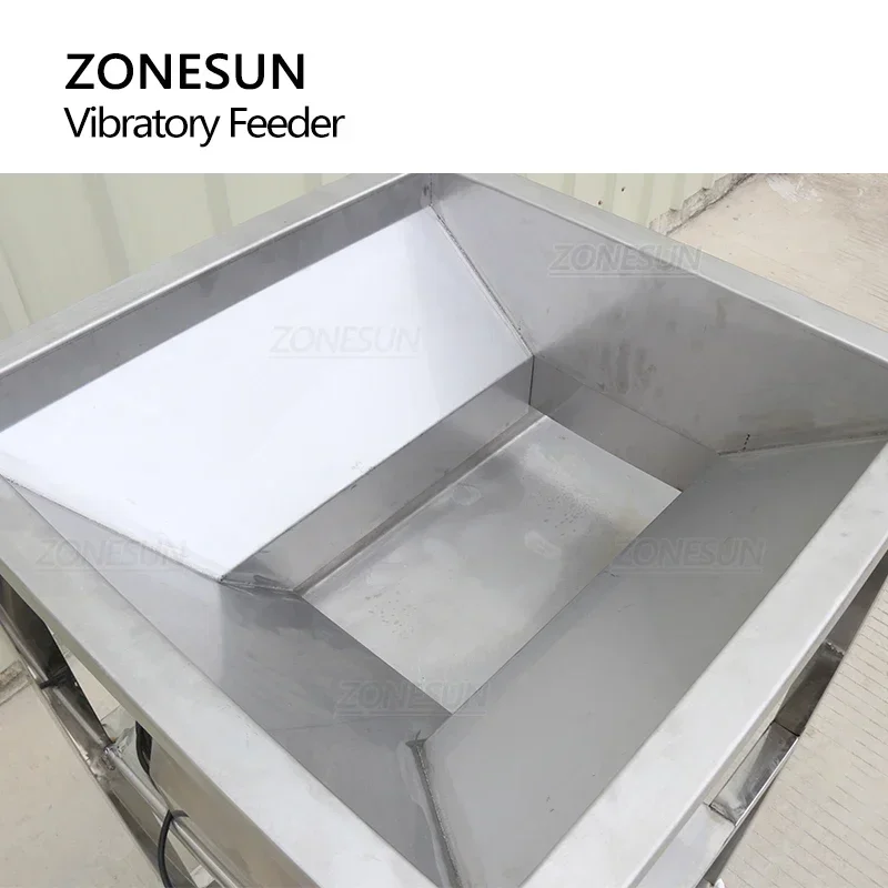 

ZONESUN ZS-VF50 Granule Vibrating Feeder Electromagnetic Automatic Powder Bean Particle Manufacture Production Line