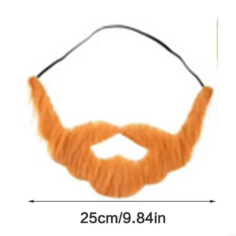 270D Halloweenowe sztuczne wąsy Brody dla mężczyzn Kobiety Cosplay Masquerade Costume