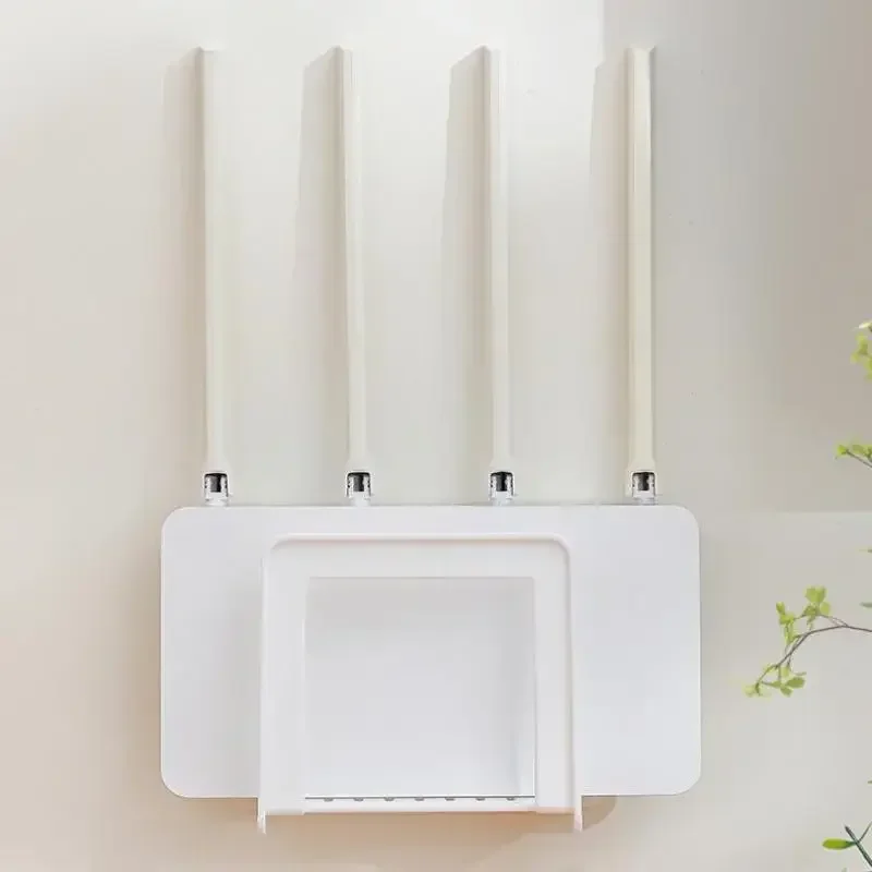 Home Router กล่องเก็บไร้สาย WIFI TV Set-Top Box ติดผนังชั้นเก็บสําหรับห้องนั่งเล่นห้องนอน Sorting Storage