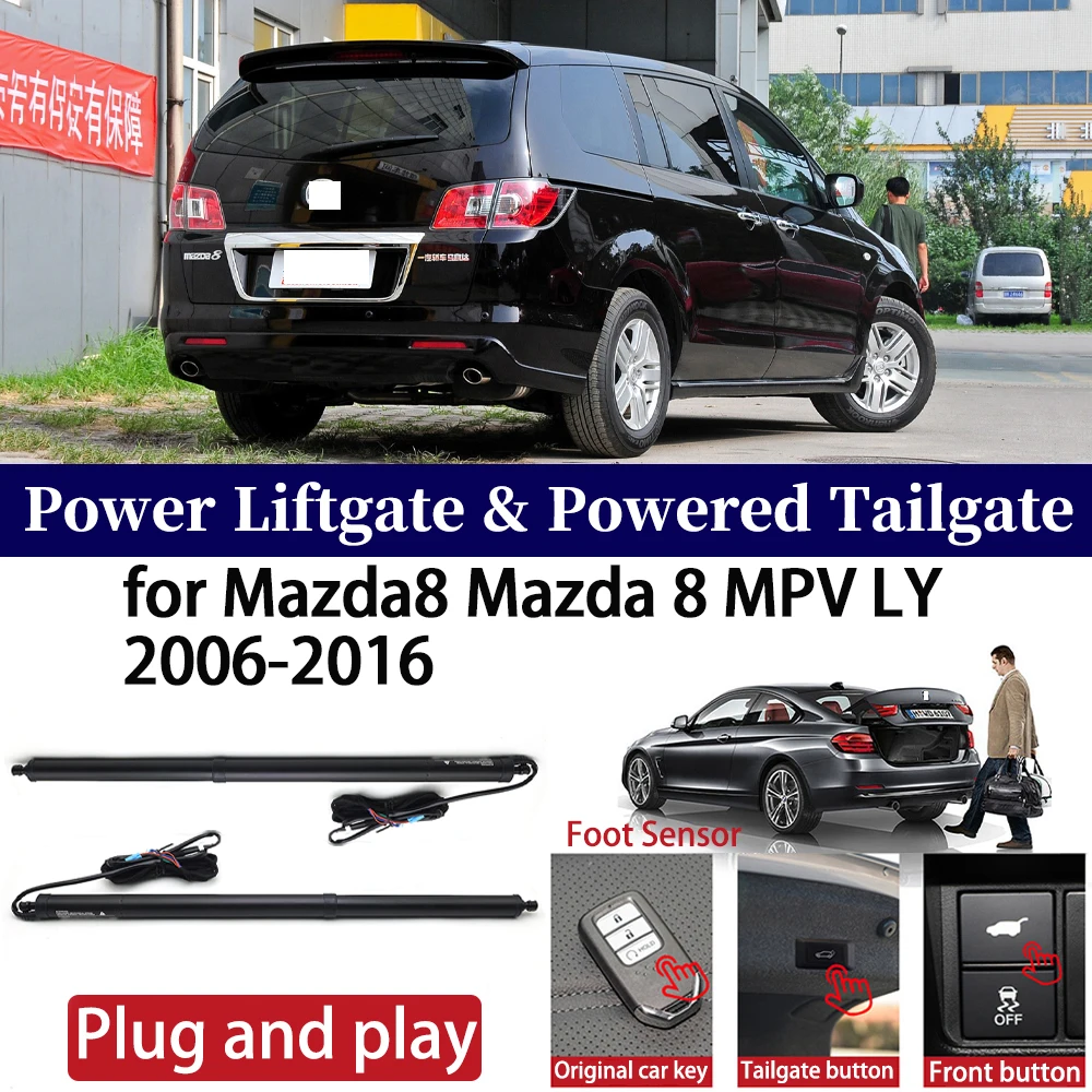 for Mazda8 Mazda 8 MPV LY 2006-2016 Car Auto Power Electric Tailgate Liftgate Lift Trunk Closer System Boot Lift Motor Kit