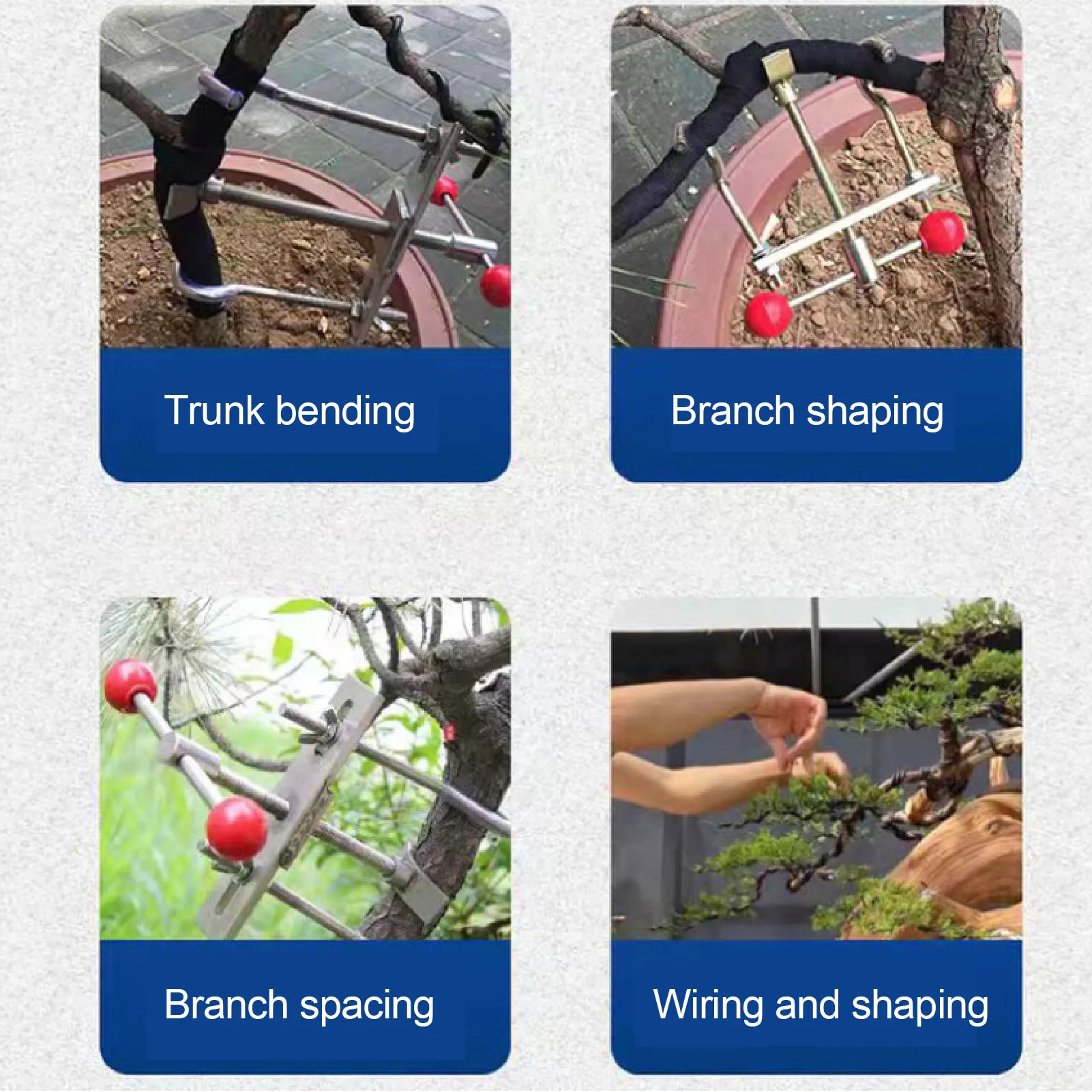 

Bonsai DIY Shaping Tool Branch Bender Stainless Steel Bonsai Bender Trees Branch Modulator Plant Styling Tool for Home Gardening