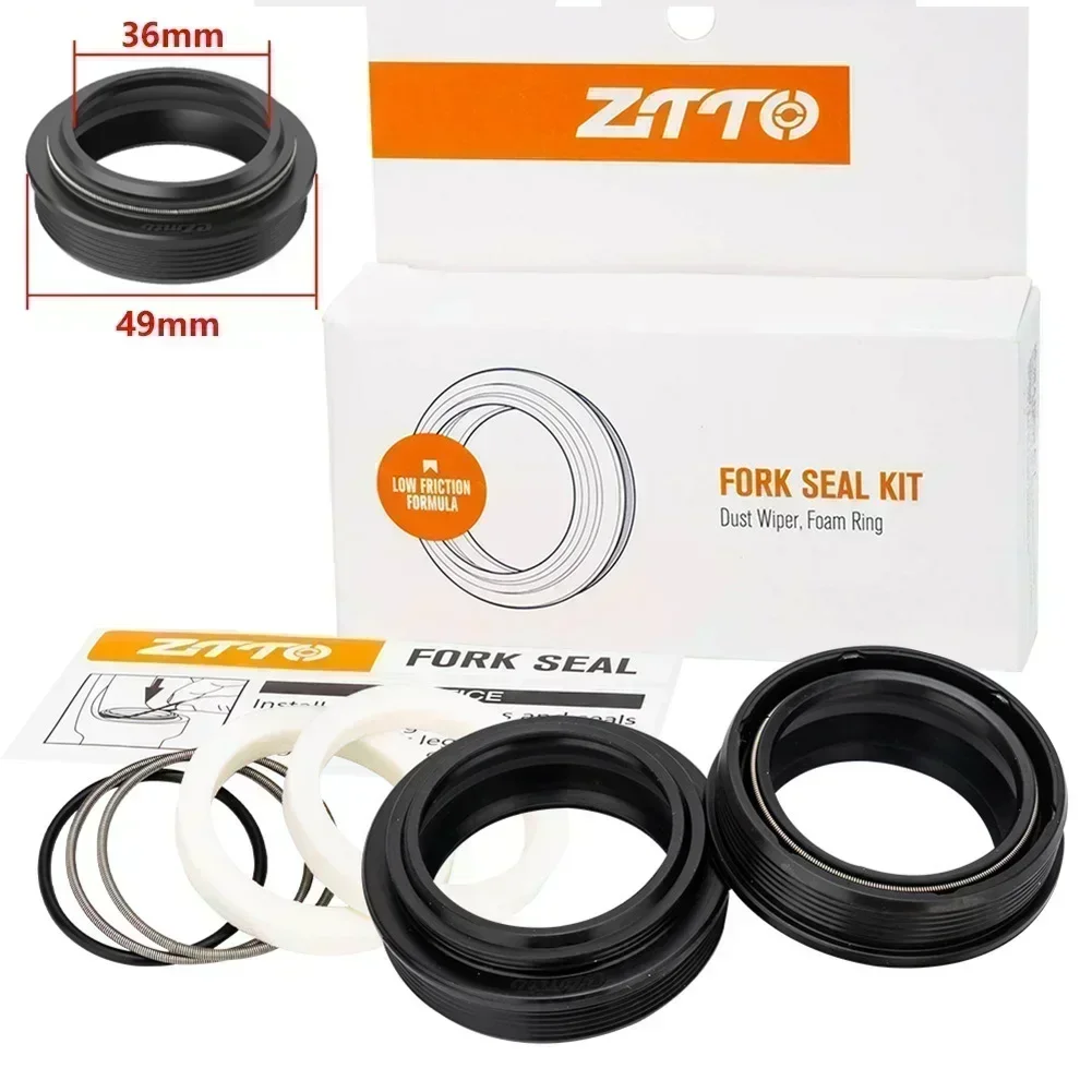 Bicycle Fork Dust Seal 30-40mm For FOX/ROCKSHOX/MANITOU/SR Fork Repair Kits Air Piston Bike Accessories