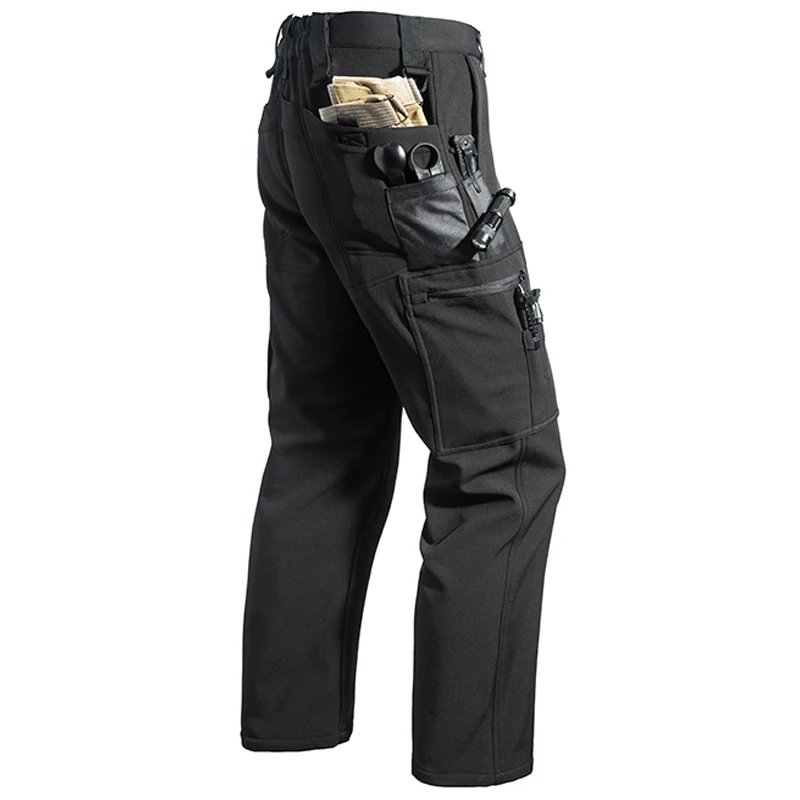 Herren City Gargo Winter Taktische Haifischhautjacken Wanderhose Angeln Klettern Trekking Lässige Jagd Campinghose M-5XL – Detail 9