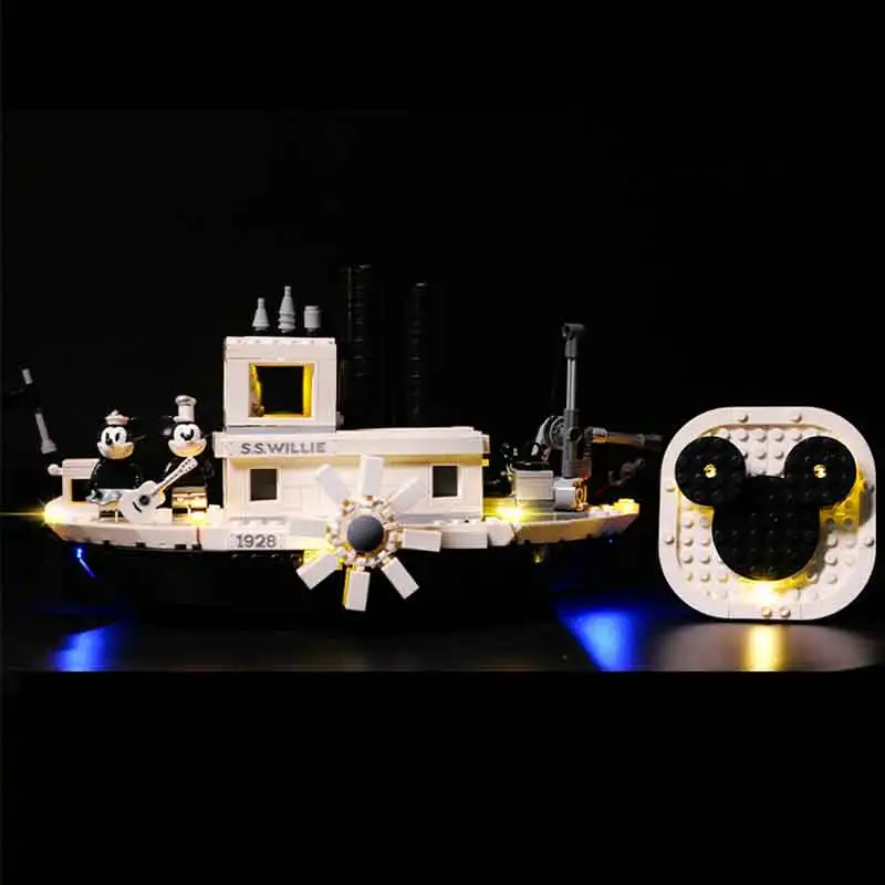 Advanced DIY Led Light Kit For Lego 21317 Steamboat Willie  (Only Led Light,Without Blocks Model) High-Performance