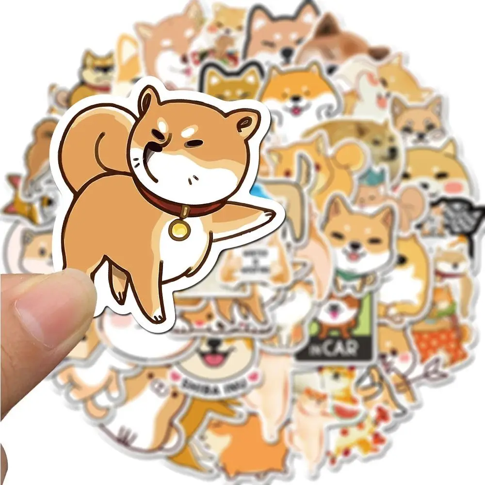 Sticker Suitcase Stationery Sticker DIY Scrapbook Japanese Shiba Inu Dog Sticker Puppy Sticker Animal Stickers Graffiti Sticker