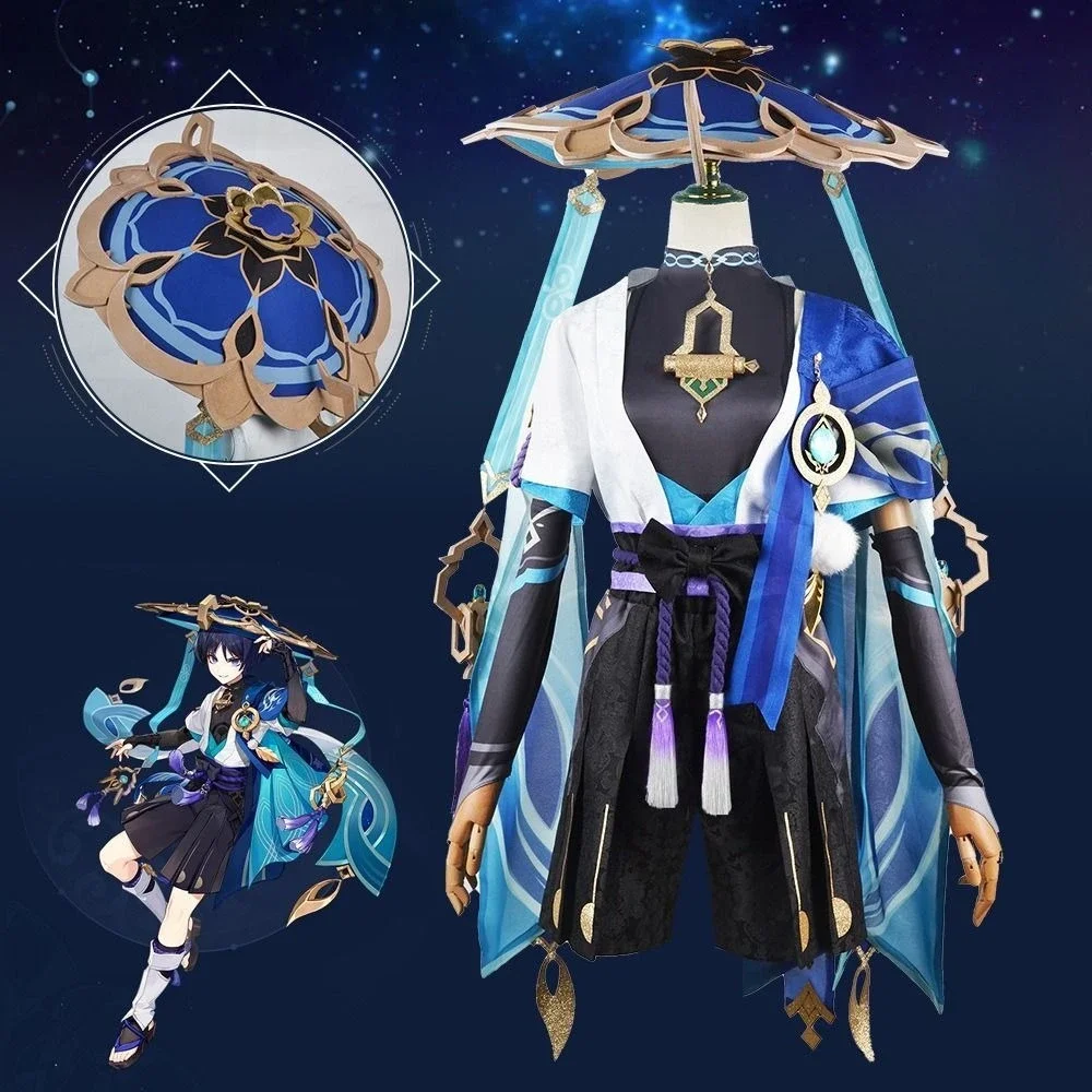 Anime Yuanshen Wanderer Cosplay Sumi Scatter Cos Spiel Anzug C Tuch Komplettes Set Animation Set