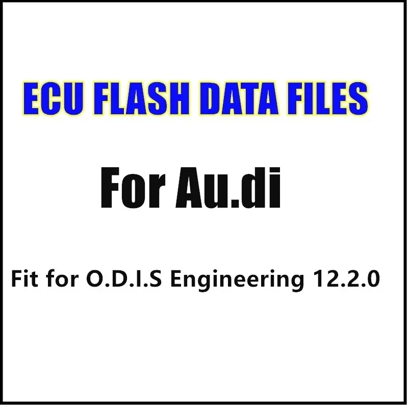 Archivos de datos Flash de Firmware ECU para VW, para A.UDI, S.EAT, S. ODIS-E v12.0 + KODA, Software 2024 ODIS Engineering Flashdaten