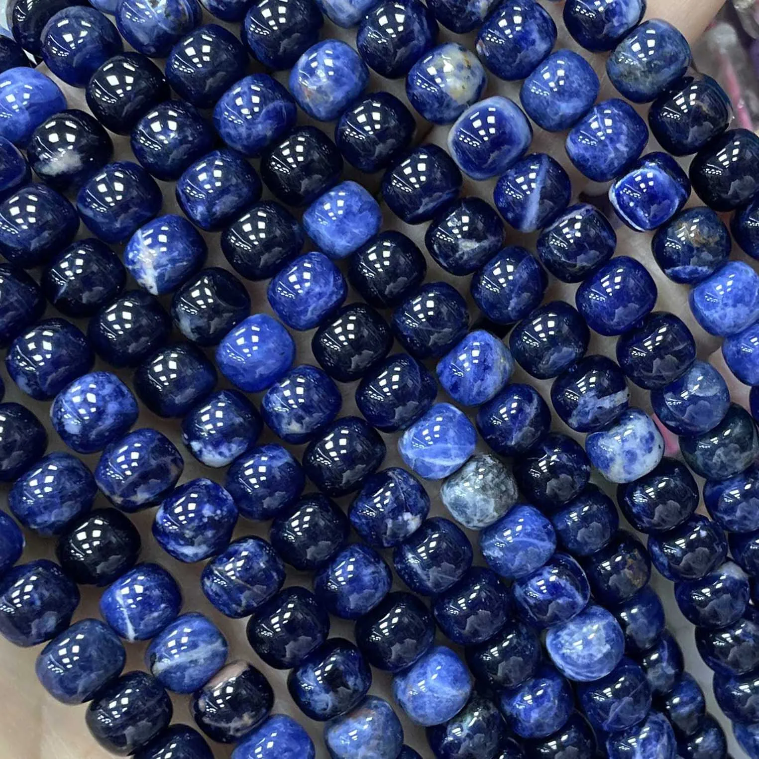 7X8MM Natürliche Edelsteinperlen Vintage Citrin Aquamarin Apatit Lose Zwischenperlen für Schmuckherstellung DIY Armband Anhänger Zubehör – Detail 5