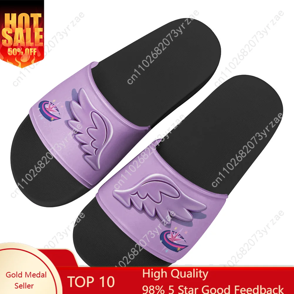 

Twilight Sparkle Sandals Home Slippers Man Woman Sneakers My Little Pony Friendship Is Magic Fashion Shoe Cosplay Footwear