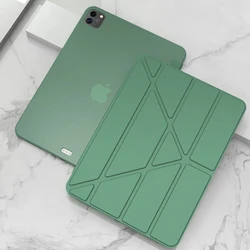 For iPad Pro 2021 Case 11 12 9 Magnetic Slim Multi-Fold Case for iPad Pro 11 2021 2020 Smart Case for iPad Pro 12.9 Cover Funda