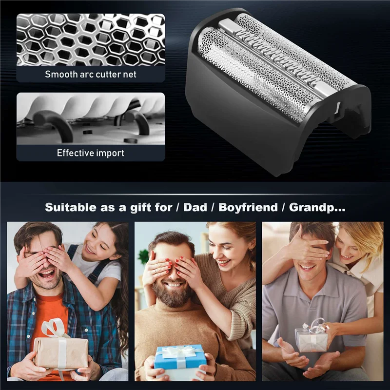 B59B-Shaver 30B استبدال شاشة الرقائق المعدنية + شفرة لسلسلة براون 3 Smartcontrol 5494 4835 197S 195S 4845 #4