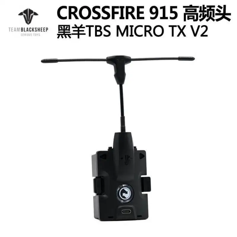 

Подлинная Новая Черная овечка TBS Crossfire U915 высокочастотная головка микрофон TX V2 Nano RX SE аксессуары для дрона с дистанционным управлением большой радиус действия