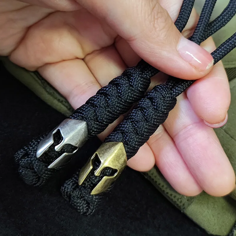 Spartan Warrior Lanyard Keychain Accessories Woven Survival Paracord Rope Knife Car Key Keyring Handmade