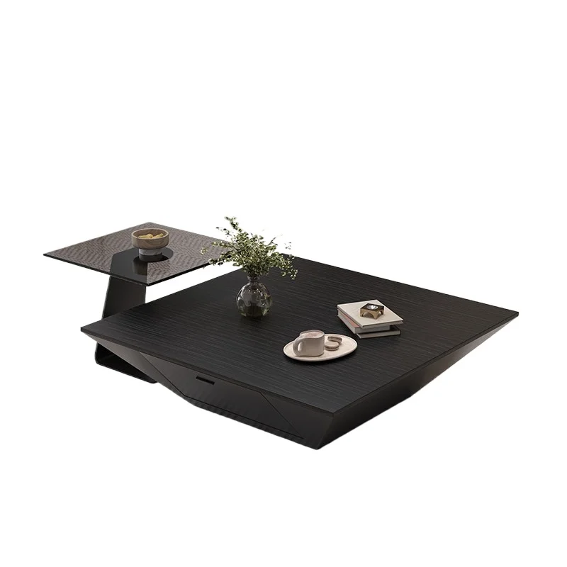 CXX modern light luxury inverted triangular coffee table living room household square coffee table combination