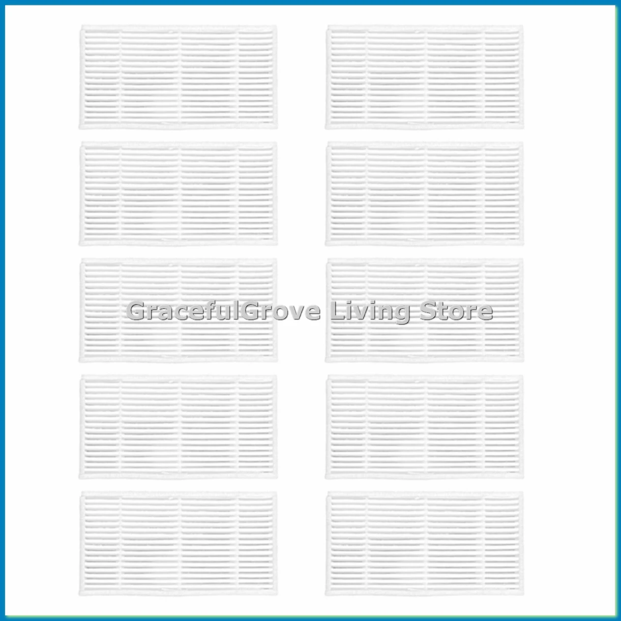 

10 шт. моющиеся запасные части для фильтров Hepa для VCR04W, аксессуары для роботов-пылесосов, фильтры-ABFB