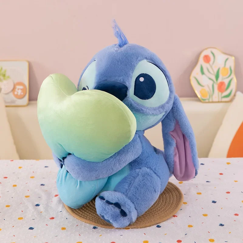 

60cm Kawaii Disney Plush Doll Stitch Lilo Doll Cute Love Stitch Plush Stuffed Toy Christmas Children's Birthday Gift Deco Toys