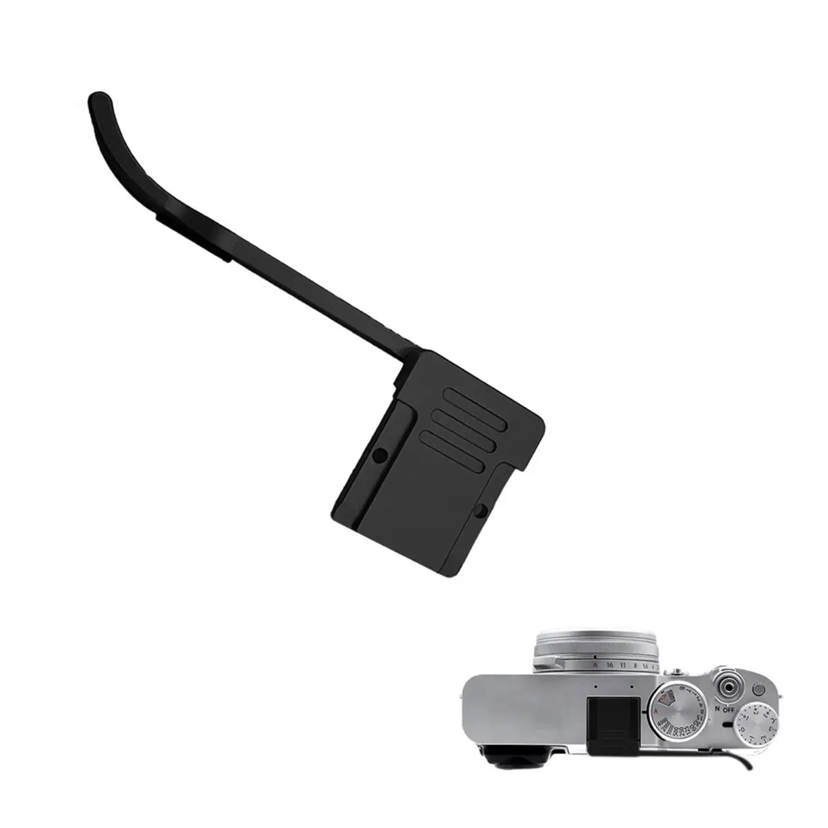 AAAE Metal Hand Grip Hot Shoe Cover for X100VI X100V X100F X-E4 X-E3 X100 Series Camera,Anti-Slip