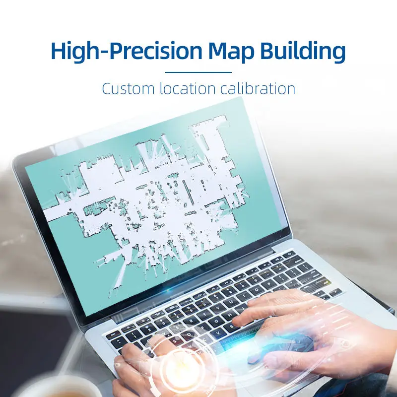 High Capacity Multi Layer Food Distribution Machine Contactless Delivery Food Robot Dessert Delivery Robot For Cafe