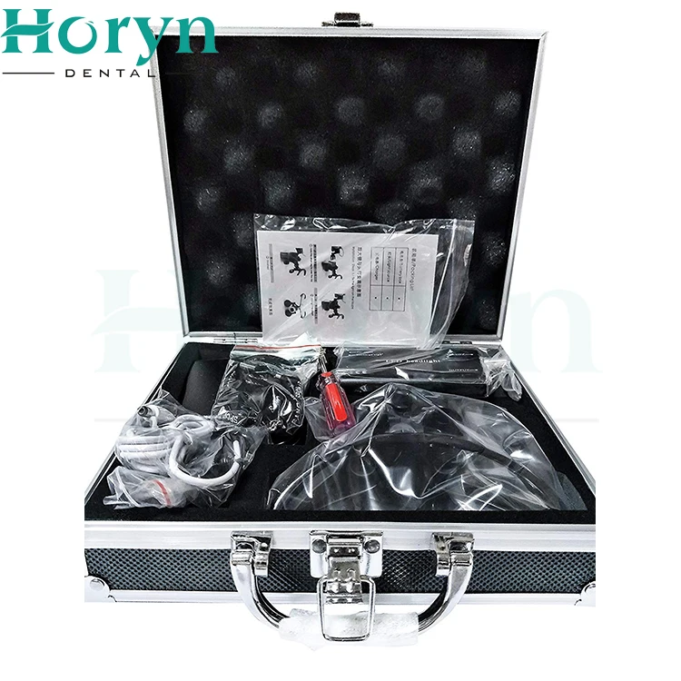 Easy to Use den tal Loupes 2.5X 3.5X With Wireless Led Light With Battery