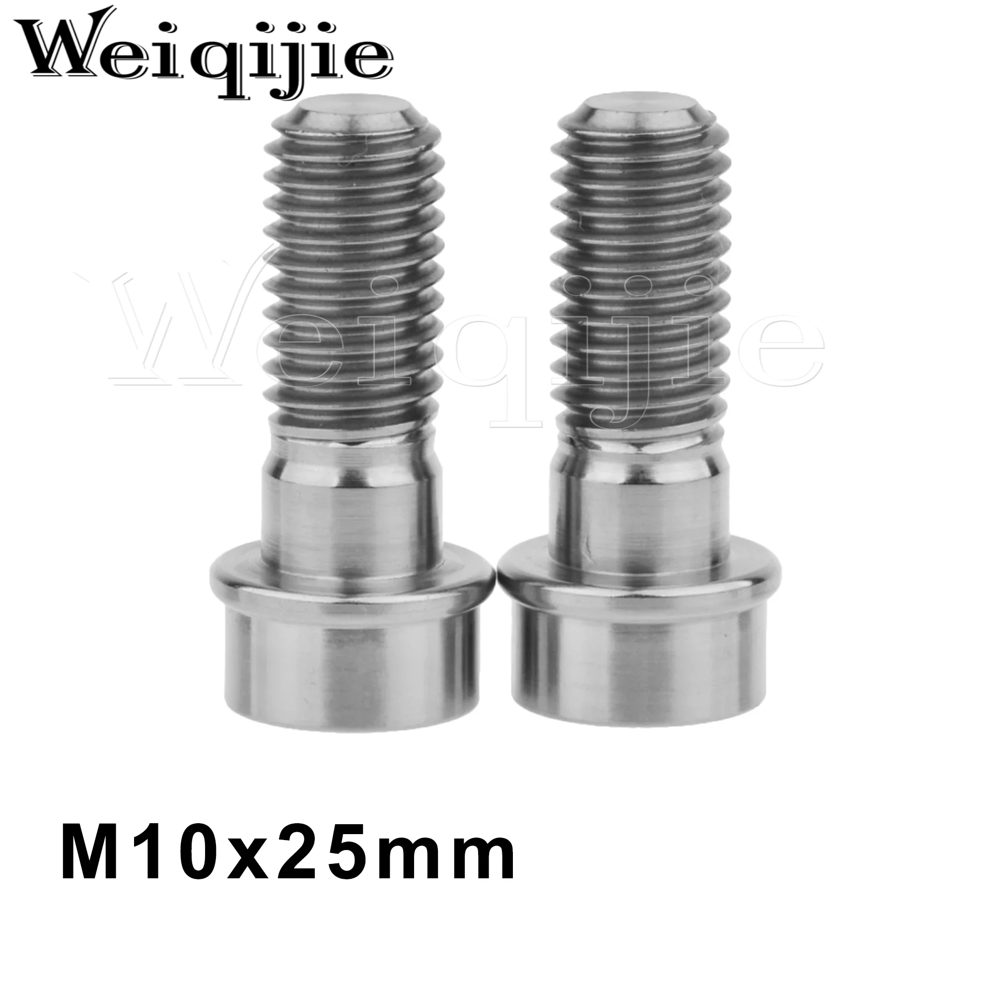 

Weiqijie 2pcs Titanium Bolt M10 x 25mm Pitch 1.25mm/1.5mm Screw for Ducati Brake Caliper