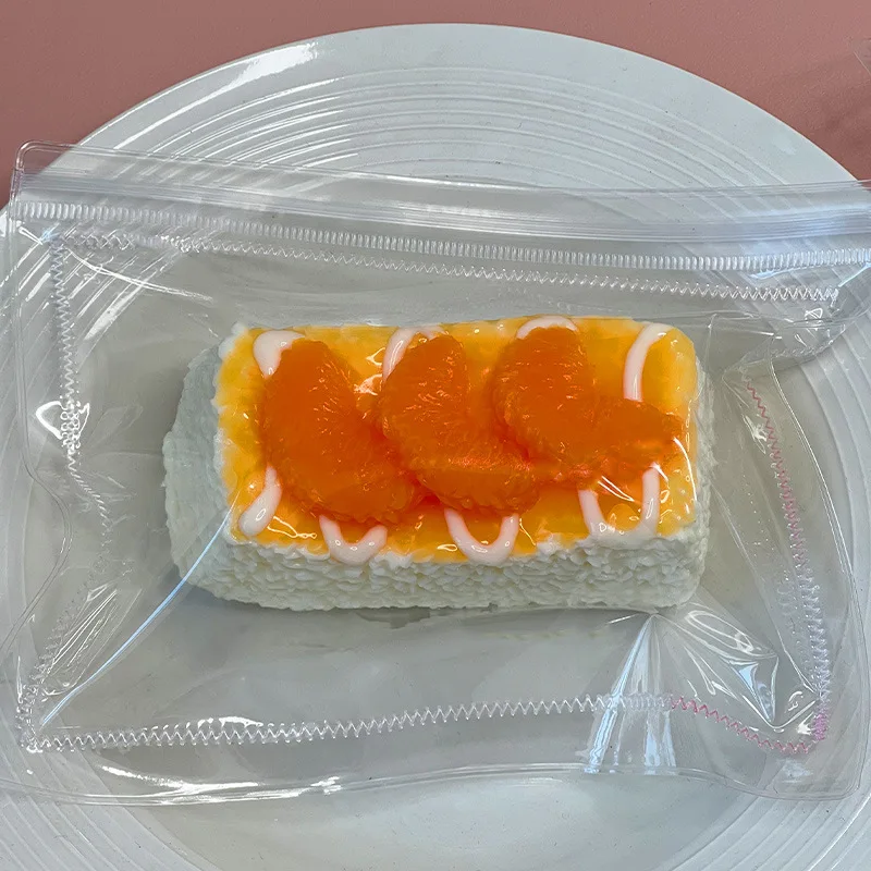 ZOCO 安全と環境保護 ケーキ型シリコン製ピンチ玩具 握るおもちゃ フィジェットトイ ストレス解消ギフト